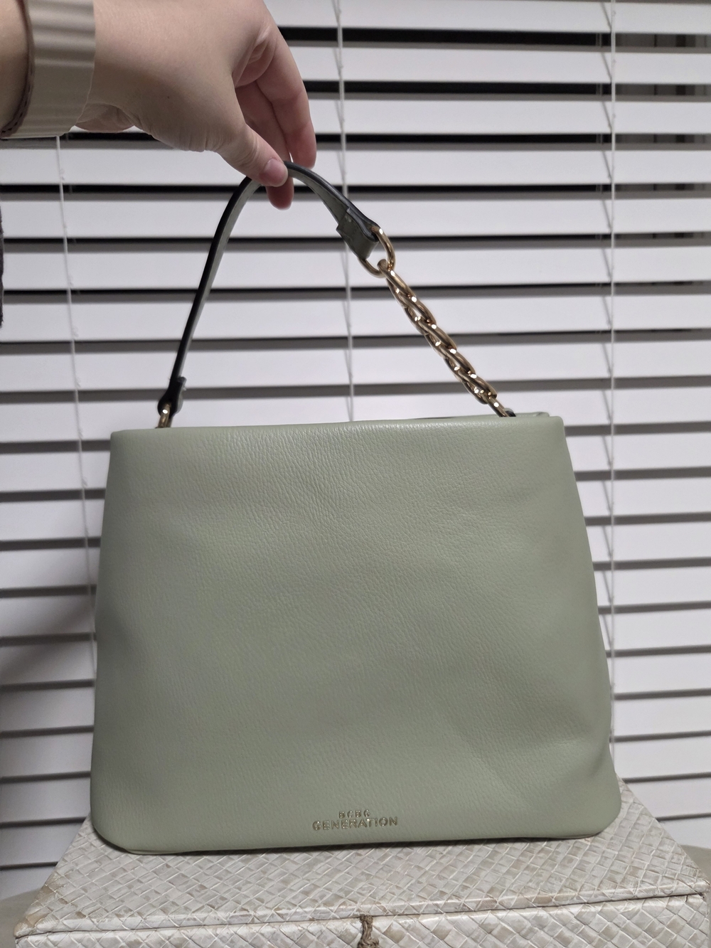 Mint Green Top-Handle Bag
